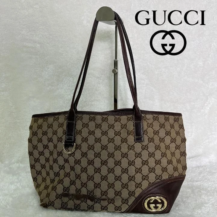Sac fourre tout en cuir populaire Gucci Gg épaule main femme