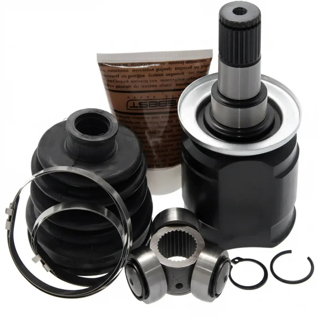 Driveshaft CV joint transmission sided 0411-CU20RR FEBEST for MITSUBISHI