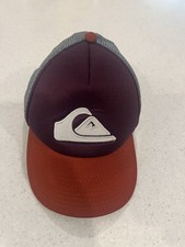 Quicksilver Hat Cap Foam Trucker Mesh Adjustable Strap Multicolor Sports