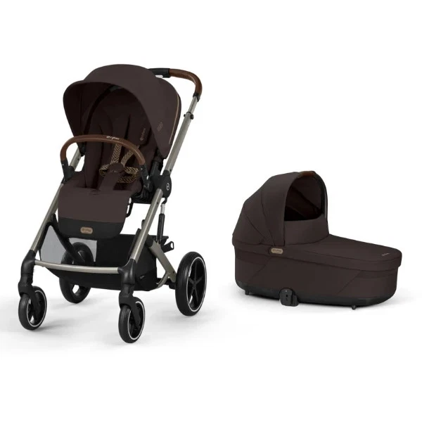 CYBEX Balios S Lux Brown Stroller Pack + Brown Cotton Carriage S + Adapters
Opens in a new window or