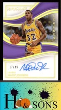 2022-23 Panini Immaculate Collection Magic Johnson Legends On Card Auto /49