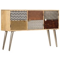 Sideboard 120X30X75 Cm Massivholz Mango