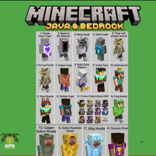 MINECRAFT❤️REWARD CODE☑️JAVA & BEDROCK☑️DROP-DOWN 19 AVAILABLE ITEMS