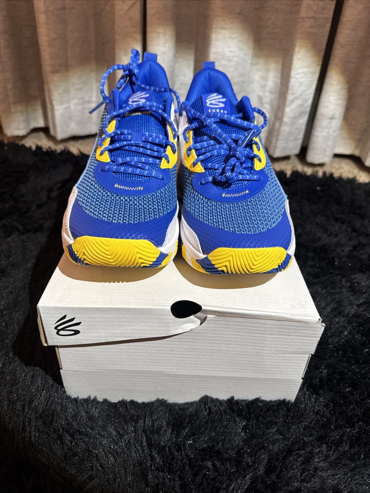Under Armour Curry 3Z 24 Men&rsquo;s Size 9.5 Blue White Basketball Shoes