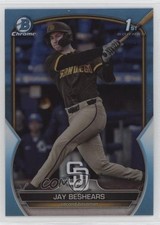 2023 Bowman Draft Chrome Sky Blue Refractor Jay Beshears #BDC-166 11s9