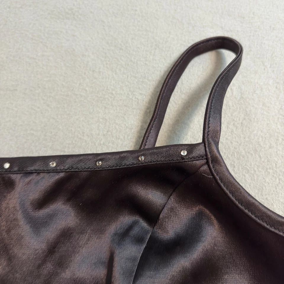 Vintage Cache Bianca Nero Dress Sleeveless Rhinestone Fitted Mini Dress Small - Image 3 of 4