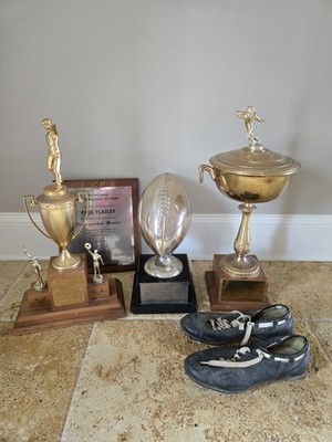 Paul Flatley 1963 Rookie Of The Year Trophy Player Of The Year NFL Vikings ++