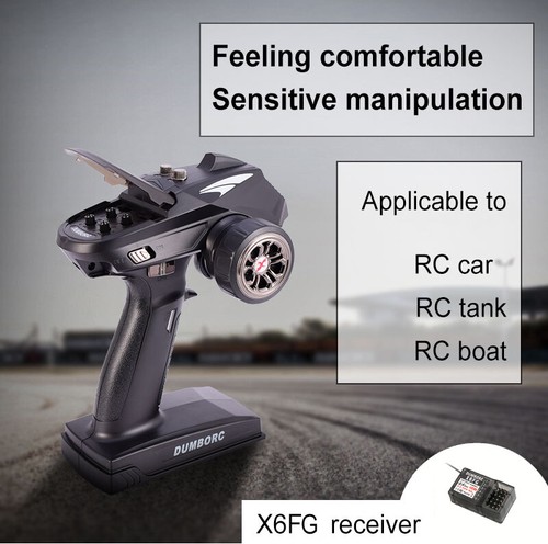 DUMBORC-X6 6CH 2.4G RC Radio Controller Transmitter + Mixed Mode+X6FG Receiver - Picture 4 of 12