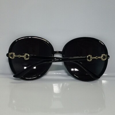 NIB Gucci GG0889S 001 Black Round Oversized Plastic Woman  display picture 2