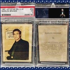 1961 Artistas Del Cine (Peru) Marlon Brando Studio Background PSA The Godfather 