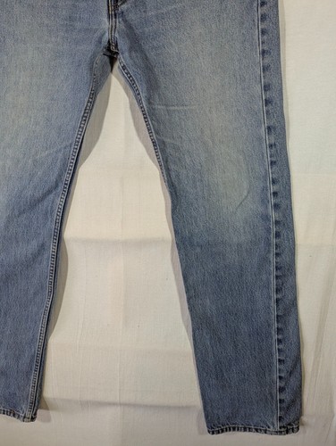 Levi's Jeans Mens 34X34 Regular Fit Straight Leg Mid Rise Denim Blue 100% Cotton - Picture 4 of 12