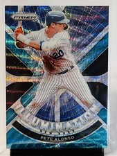 2021 Panini Prizm Illumination Green Wave Prizm Pete Alonso #IL-10