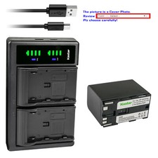 Kastar Battery LTD2 Charger for Canon BP-970G BP-945  Canon V500 V520 FV1 G10