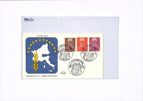 LUXEMBOURG 1957 FDC EUROPA *PAX* Illustrated First Day Cover {samwells}YQ131 - Picture 13 of 16
