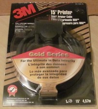 3M Gold Series 15 Foot IBM PRINTER CABLE Model PC-1104-15 New in Package