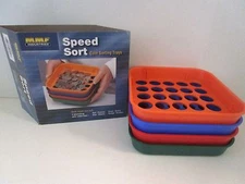 Speed Sort Coin Sort Color-Coded Trays MMF Quarters Nickels Pennies Dimes