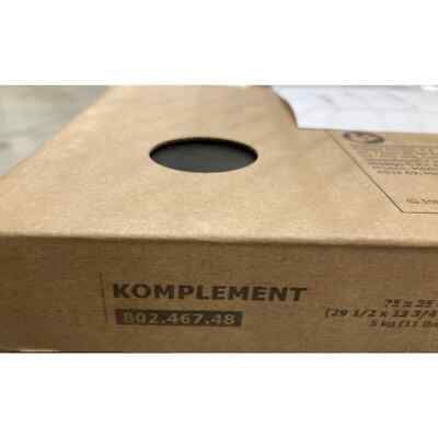 IKEA Set Of 8 KOMPLEMENT Drawer Black-brown 29 1/2x13 3/4'' 802.467.48