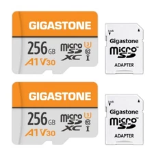 Gigastone 256GB 2-Pack Micro SD Card 4K Video Pro, GoPro, Drone