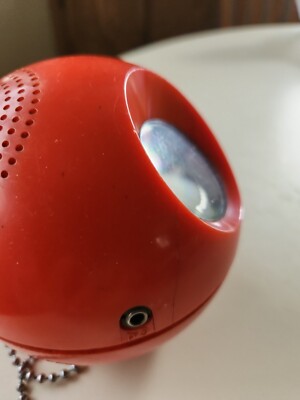 50 yr anniv. Panasonic '70s Red Atomic Ball AM Radio made for