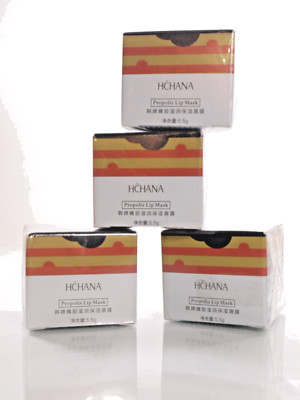 4 HCHANA Propolis Lip Mask  5.5 G EACH New And Sealed