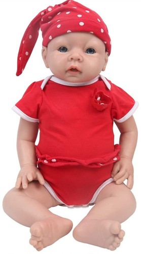 bambola reborn tutta in silicone 50cm Peso Circa 3kg Femmina - Photo 2/2