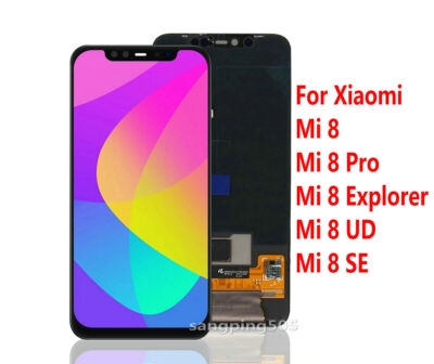 OLED LCD Display Touch Screen Assembly For Xiaomi Mi8/Mi8Pro/Mi8 Explorer/Mi8UD