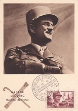 MXC856) Maximum card France, General Leclerc, Marachal de France, unused