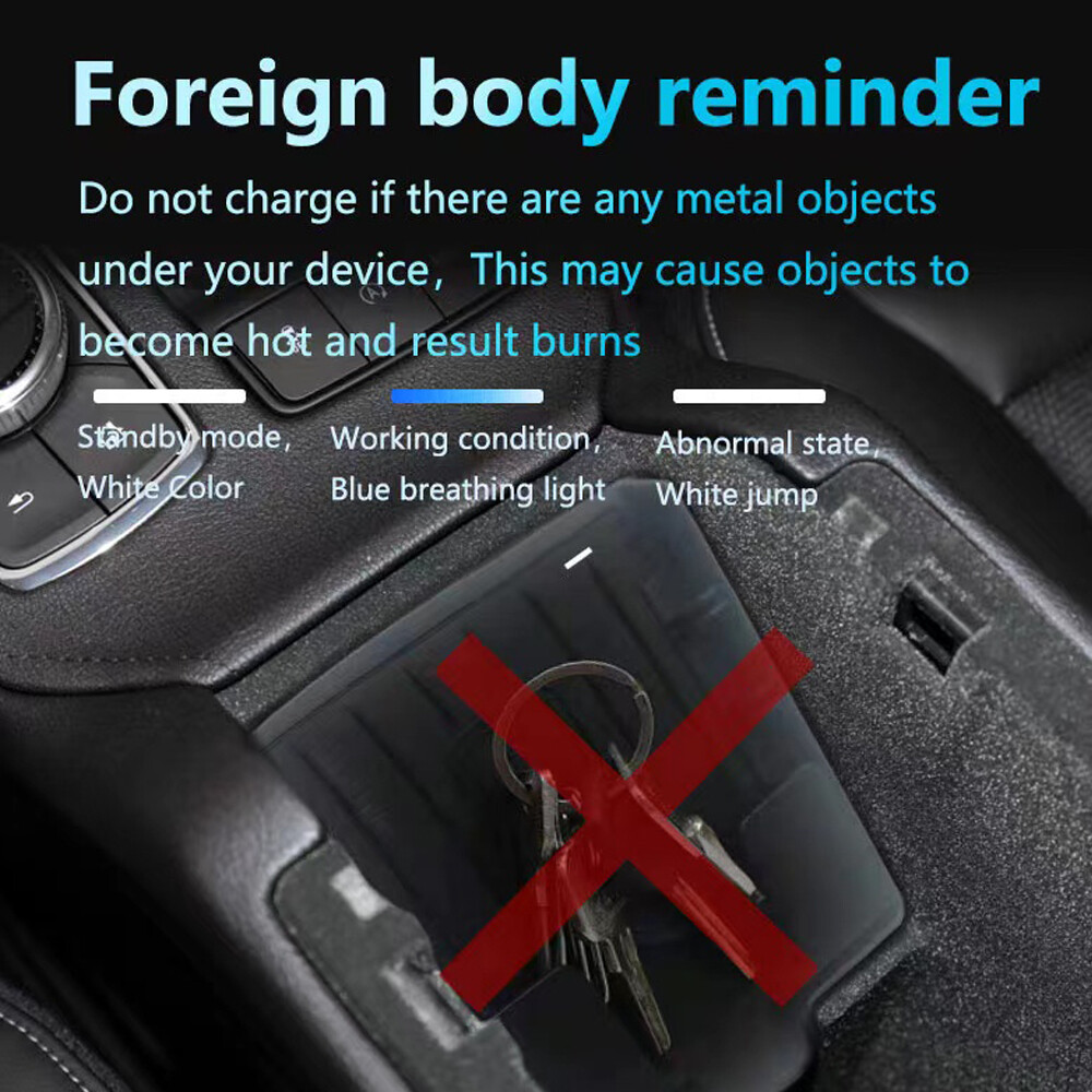 Wireless Charger Phone Center Console Fast Charging For Cadillac XT4