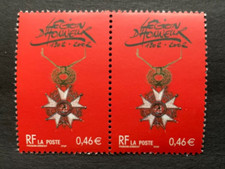Timbres France 2002 YT 3490 Neufs** paire Légion d'honneur