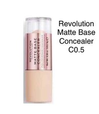 REVOLUTION Matte Base Concealer Stick - Choose Your Shade - New - Sealed -