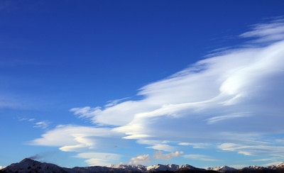 CLOUDS IN A BLUE SKY LANDSCAPE POSTER PRINT STYLE J 22x36 HI RES 9 MIL PAPER