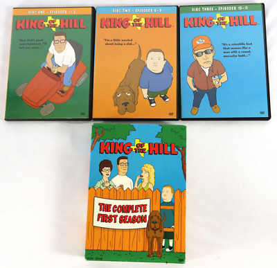King of the Hill The Complete 1st Season DVD Set 1997 Hank Hill Animated Series