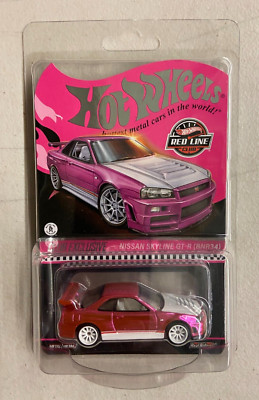 Hot Wheels 2023 RLC Exclusive Pink Skyline GT-R BNR34 | eBay