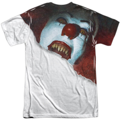 It Pennywise T-Shirt Come Home Movie Mens Halloween - Foto 4