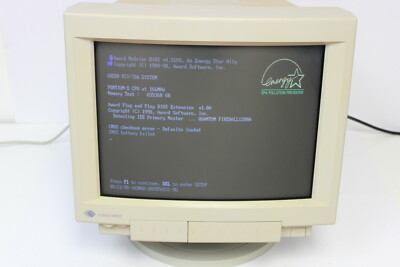 E-MACHINE COLORPAGE T16 II MODEL 1108DT16MR 16'' MONITOR DISPLAY