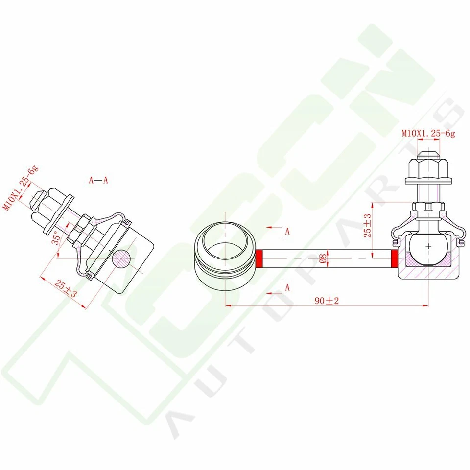 For Nissan Maxima 10pcs Front Lower Control Arms Ball Joints Suspension Kit - Image 4 of 4