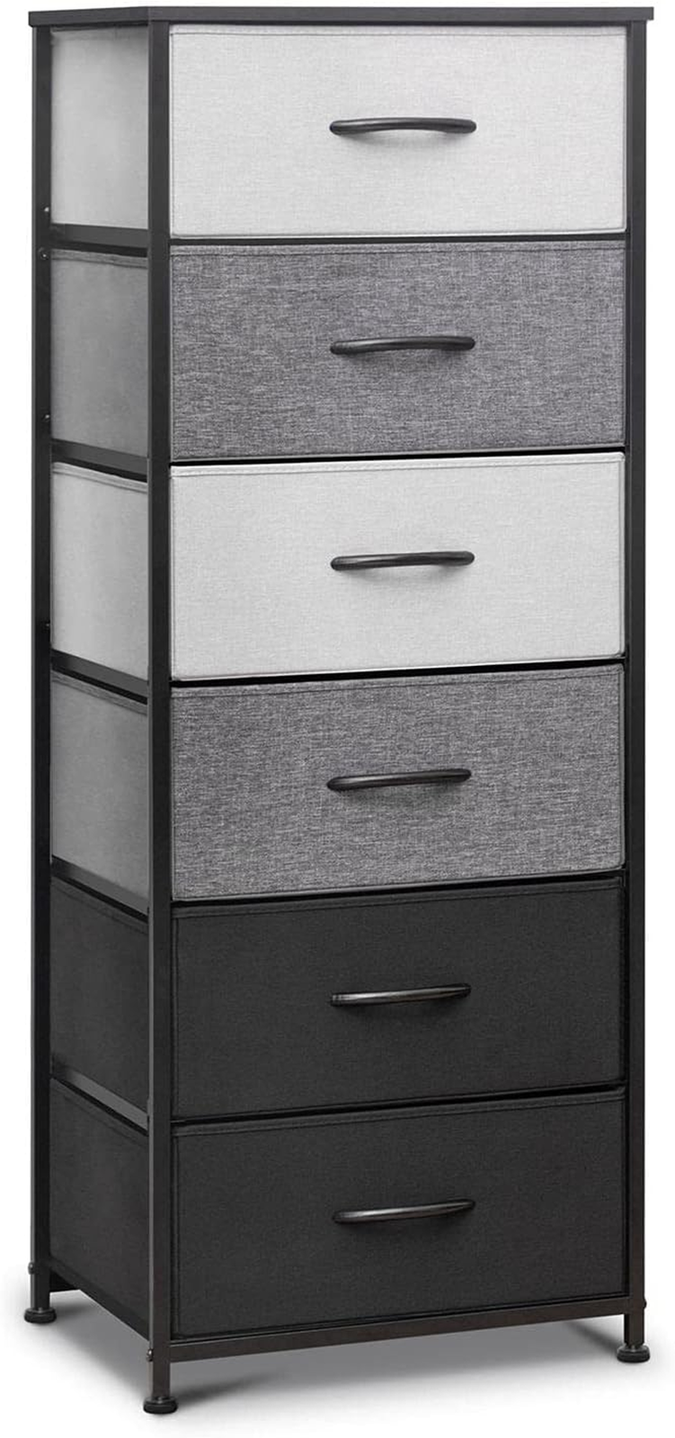 Tall 6-Drawer Dresser for Bedroom - Sturdy Vertical Storage Tower-image