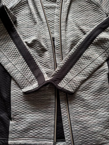 Athleta Jacket Women's Small Black/Gray Full Zip Activewear Long Sleeve Hooded - Picture 6 of 9