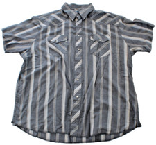 Vintage Wrangler Western Shirts Men's Pearl Snap Shirt Size 2XL