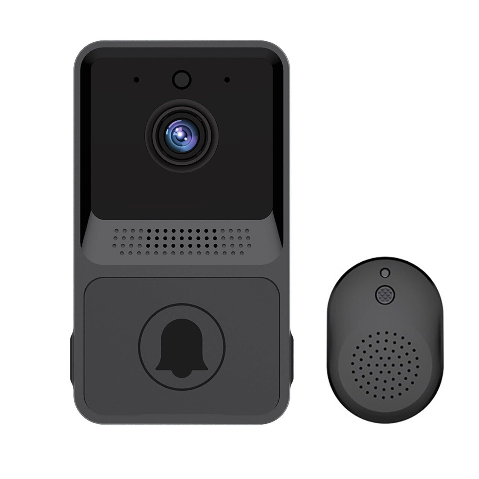 Wireless Security Smart WiFi Doorbell Intercom Video Camera Door Ring Bell-image