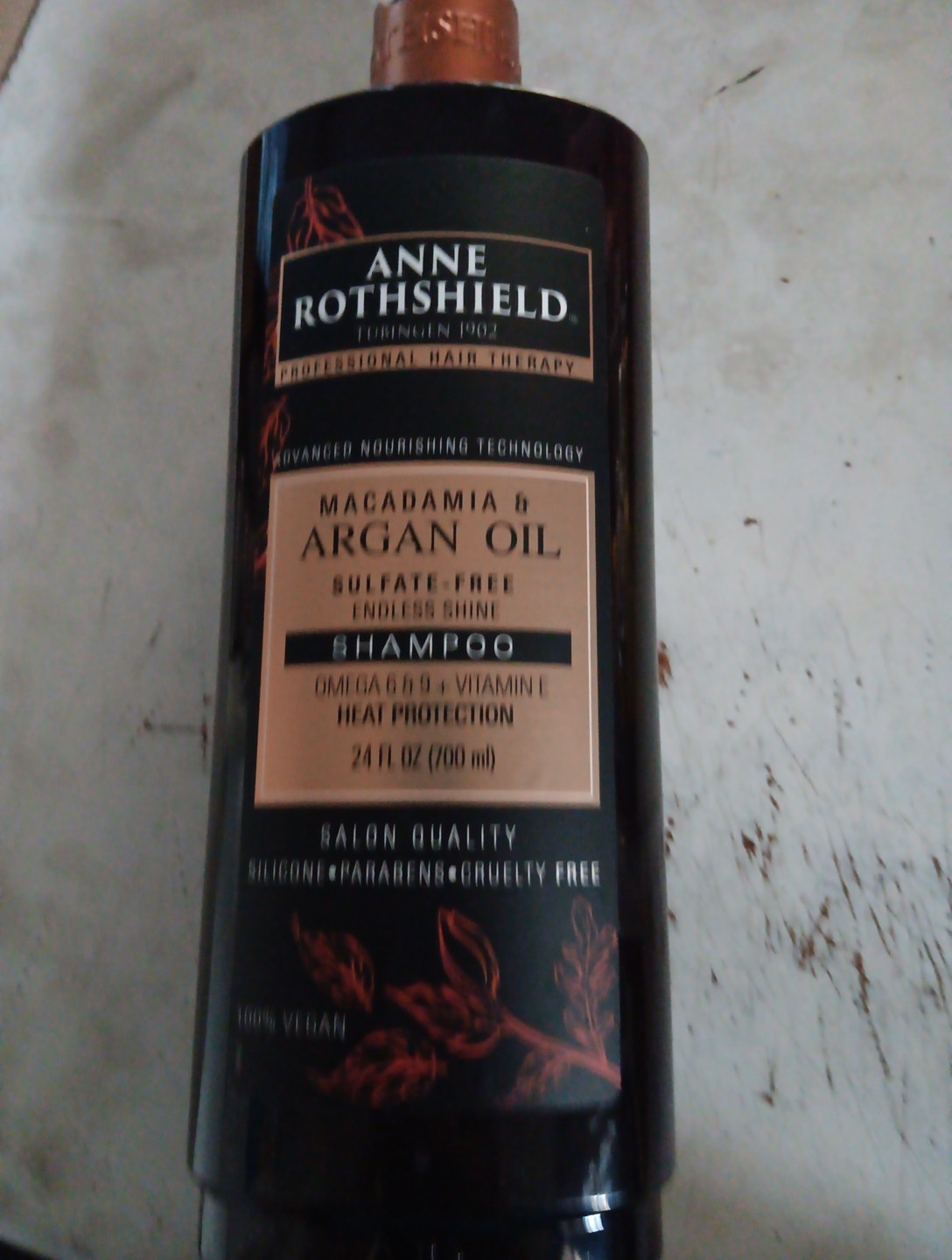 ANNE ROTHSHIELD MACADAMIA & ARGAN OIL SHAMPOO/24oz/HEAT PROTECTION ...