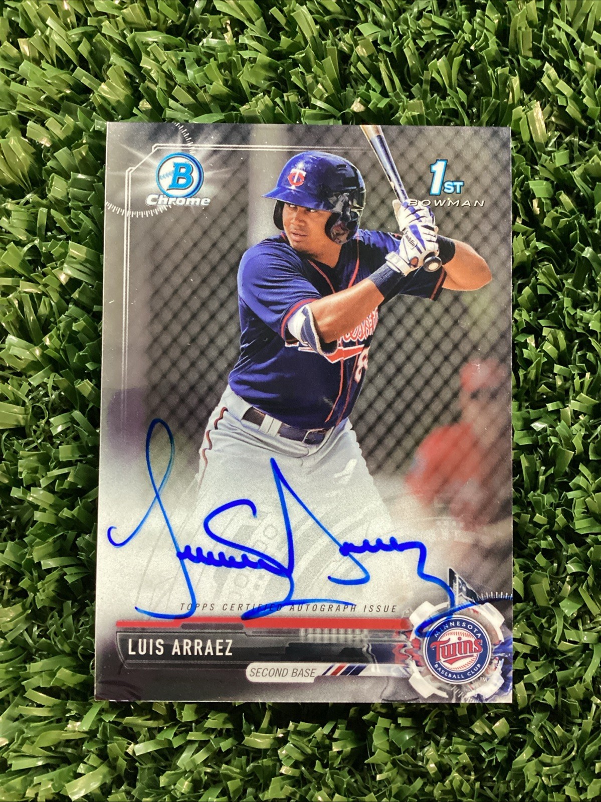 Luis Arraez 2017 Bowman Chrome 1st Autograph #CPA-LA (RC) Twins
