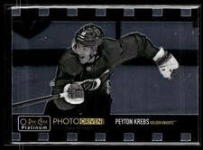 2020-21 O-Pee-Chee Platinum Photo Driven Peyton Krebs Vegas Golden Knights