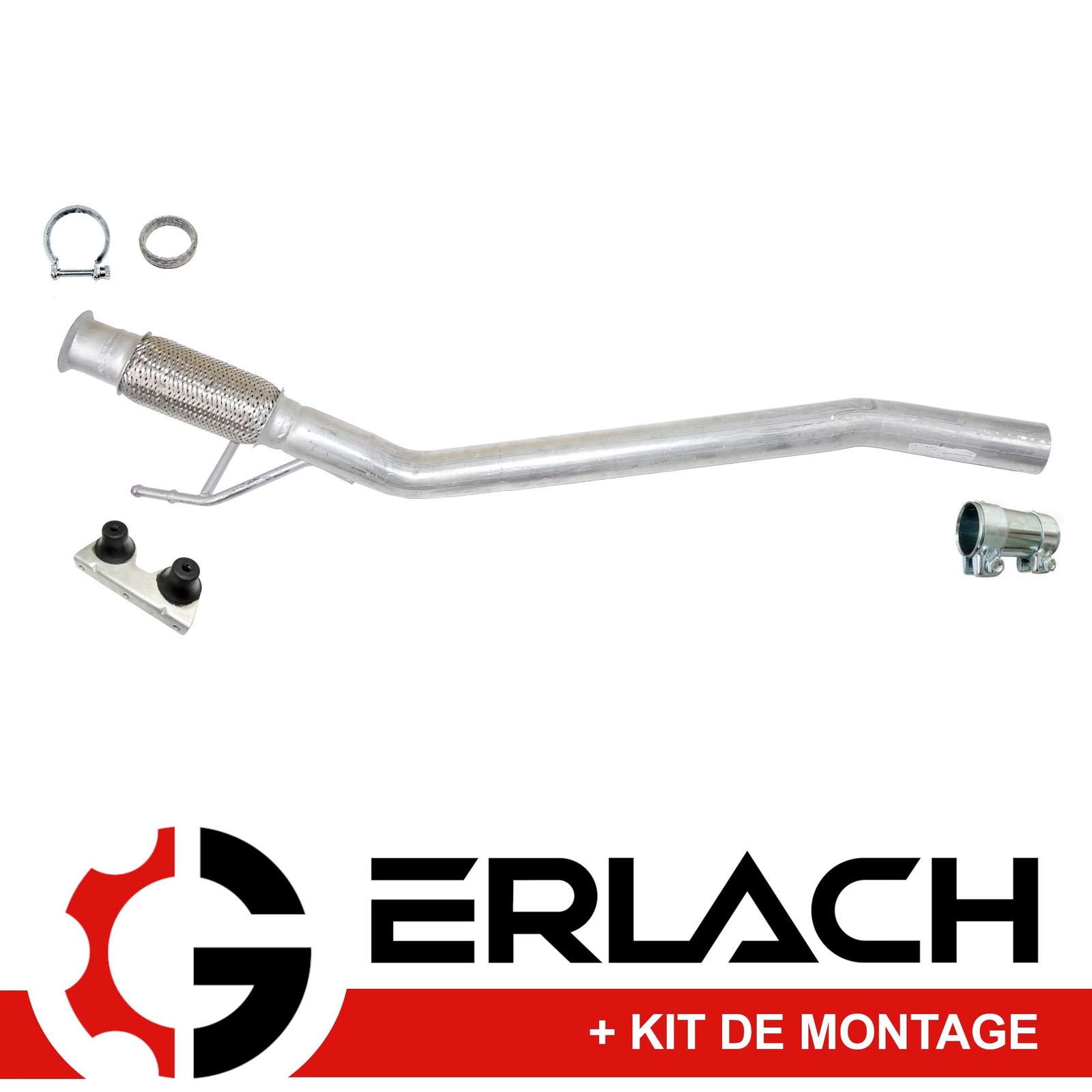 Tuyau avant 5944 pour réparer fuite échappement VW Transporter T5 2.5 TDi millésime 2005-2009