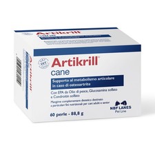 NBF Lanes Artikrill Cane 60 Perle Appetibili Supporto Metabolismo Articolare in
