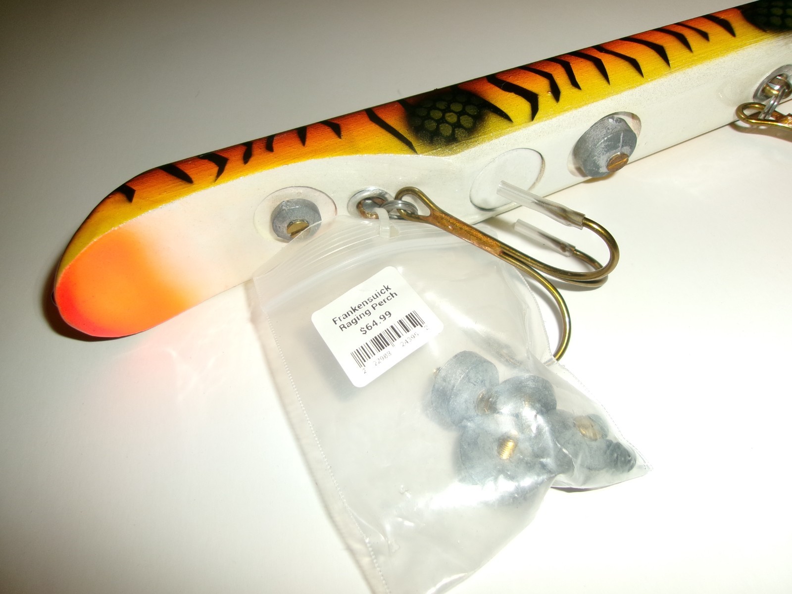 14" Wood Frankensuick Suick Musky Muskie Jerkbait Lure - New (#1) - Image 3