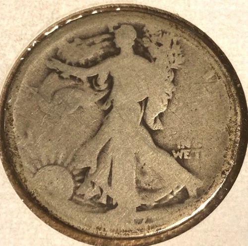 Photo of a 1917-S Walking Liberty Half Dollar from an eBay listing that sold on Jul 18, 2026