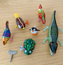 ZC162:   Collection of Tin-Plate Clockwork  Animals x 6