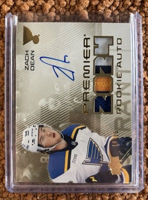 2024-25 Upper Deck Premier Zach Dean PRA-ZD Rookie Auto Patch /15
