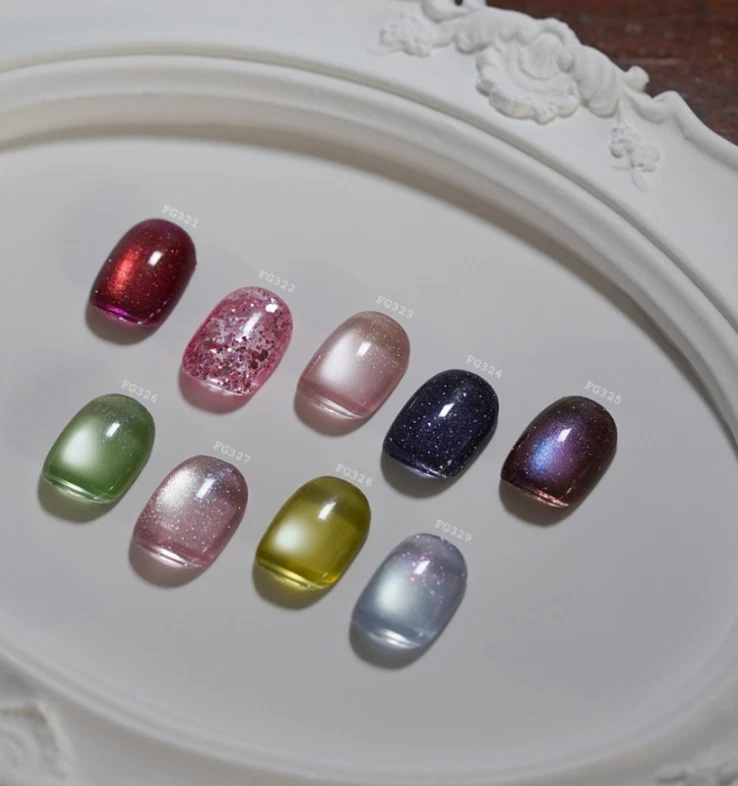 FROM THE NAIL Memory Box 9 Colors Magnetic Glitter Gel Nail Polish Set
Opens in a new window or tab